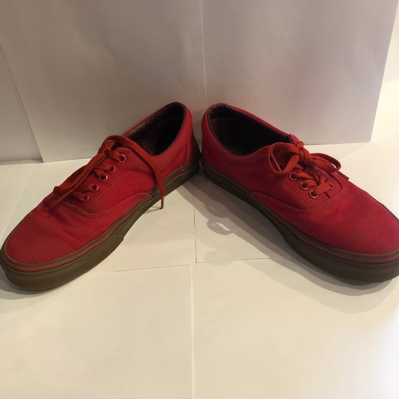 Men’s Red Vans - Picture 2 of 4